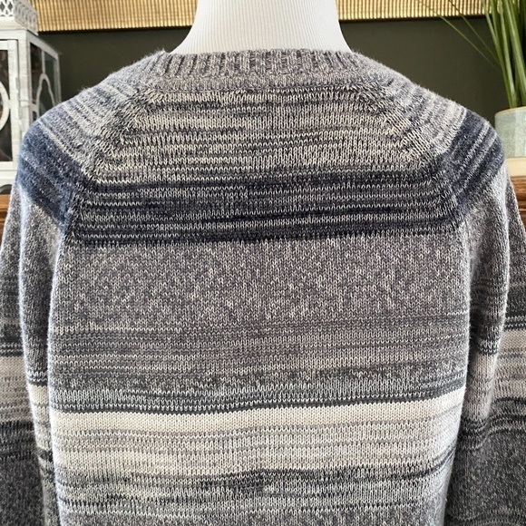 Eddie Bauer Crew Neck Striped Sweater Sz. M - Picture 9 of 13